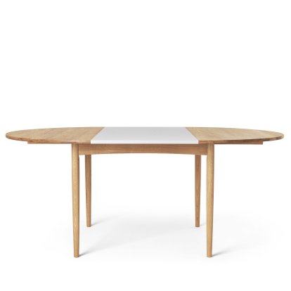 Table BM0121, Chêne huilé, MDF gris