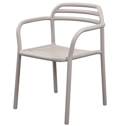 Chaise Bliss avec accoudoirs, Sable