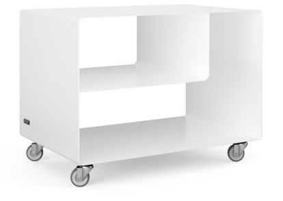 Caisson à roulettes R 106, Monochrome, Blanc de sécurité (RAL 9003), Roulettes industrielles