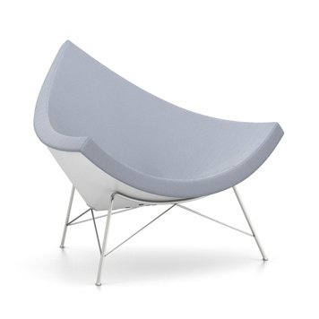 Fauteuil Coconut, Hopsak, Bleu foncé / ivoire