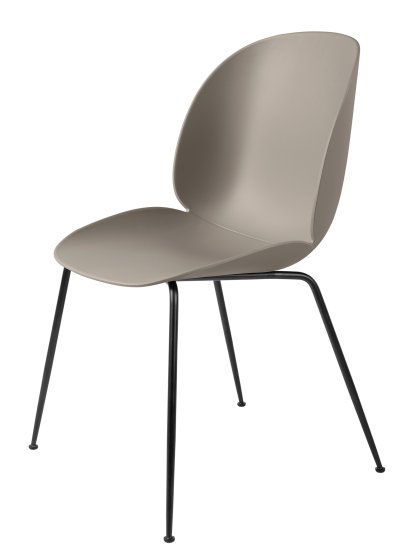Beetle Dining Chair, New Beige, Noir