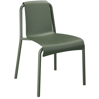 Chaise Nami , Sans accotoirs, Vert olive