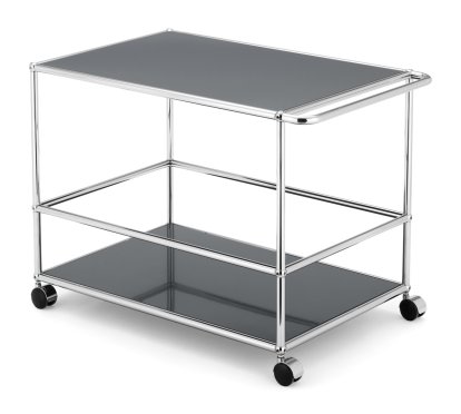 Chariot à boissons USM Haller Type 1, Gris moyen RAL 7005