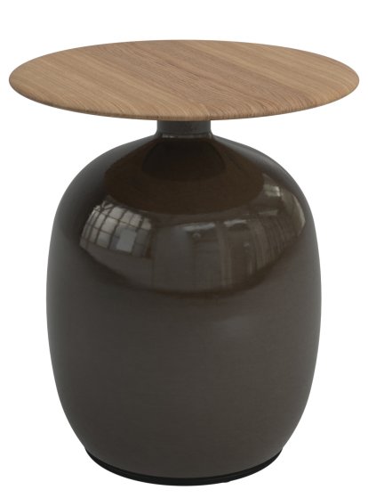 Table d'appoint Blow, Coffee, Ø 42 x H 46,5 cm