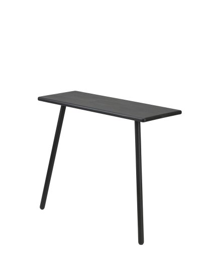 Secrétaire Georg , Table console (90 x 32 x 73 cm), Chêne noir