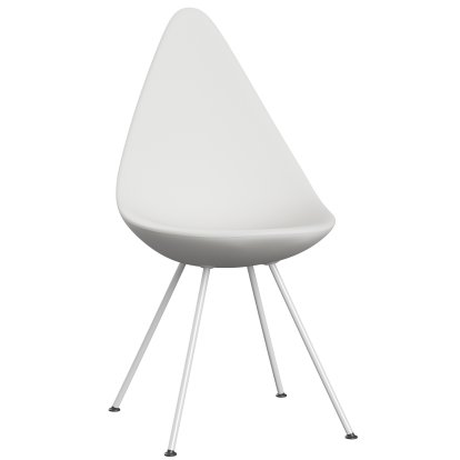 Chaise Drop, Blanc, Couleur de l'assise