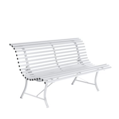 Banc Louisiane, 150 cm, Blanc coton