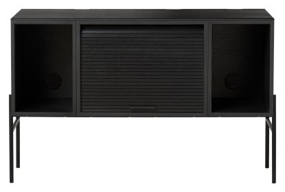 Meuble TV/Hi-Fi Hifive, Hifive 100, Chêne peinté noir