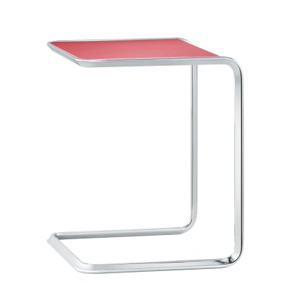 Table d'appoint Oblique K3, B (moyenne): L 45 x P 40 x H 50 cm, Rouge