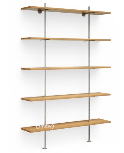 Étagère Eiermann, Chêne massif, 160 cm, 238 cm