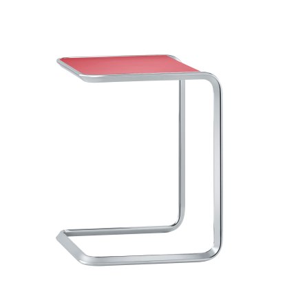 Table d'appoint Oblique K3, A (petite): L 40 x P 35 x H 46 cm, Rouge