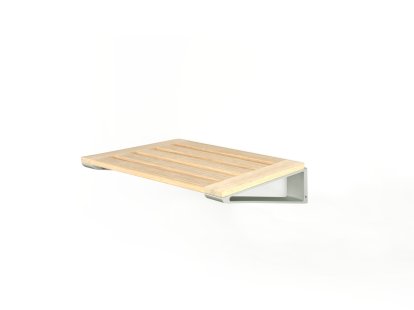 Knax Rack pour chaussures, Rack 4 (40 cm), Chêne huilé, Gris