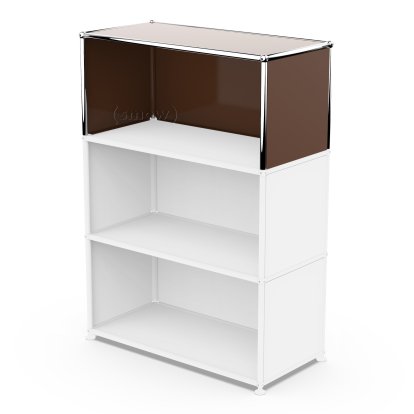 Kit d’extension verticale USM Haller 1, Marron USM, 35 cm