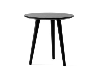 Table d'appoint In Between, Ø 48 cm, Chêne laqué noir