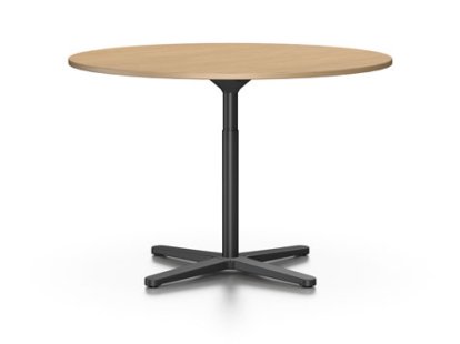 Super Fold Table, Ø 79,5 cm, Placage chêne clair