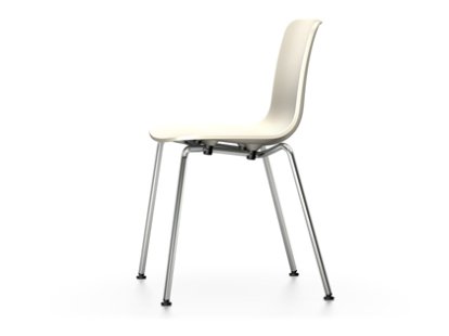 Chaise HAL RE Tube, Warmgrey RE, Chromé, Empilable