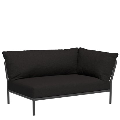 Level 2 Right Corner, Gris foncé, Charbon