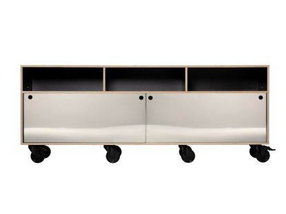 Buffet à roulettes Egal, Rockboard, Acier inoxydable