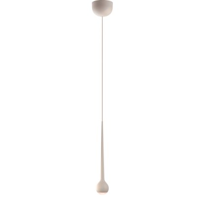 Suspension Falling Sun, Blanc sable, 1 abat-jour - réglable en hauteur