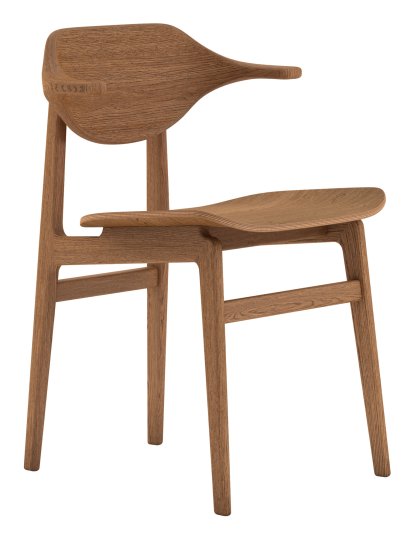 Bufala Dining Chair, Chêne fumé clair, Sans coussin d'assise