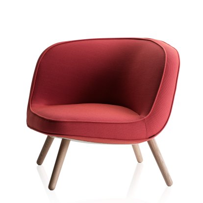Fauteuil Via57, Steelcut Trio 553 - Red
