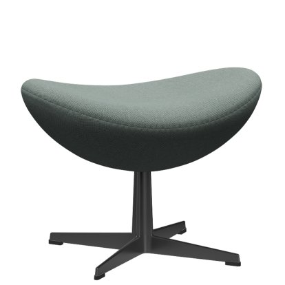 Repose-pied l'Oeuf, Re-wool, 868 - Aqua clair / naturel, Noir