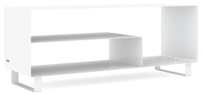 Sideboard R 111, Monochrome, Blanc de sécurité (RAL 9003), Piétement luge laqué de la même couleur que l'extérieur