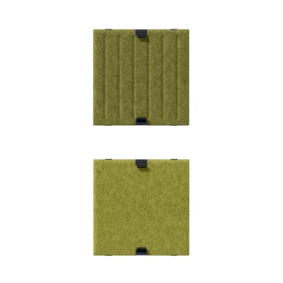 USM Haller Soft Panel Duo pour étagère USM, 35 cm x 35 cm, Vert / Vert clair