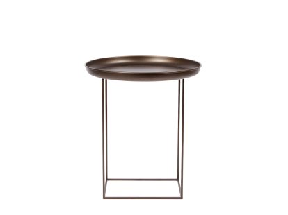 Table Duke, S (H 52 x Ø 45 cm), Bronze