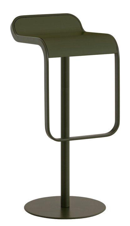 Tabouret LEM, 80 cm - fixe, Verni olivia