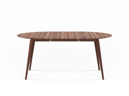 Table PLAYdinner Ronde, Noyer huilé, L 120-170 cm, Noyer huilé