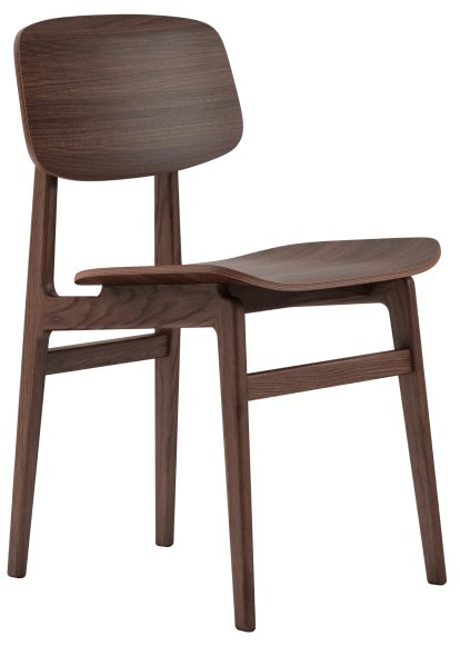 NY11 Dining Chair, Chêne fumé foncé