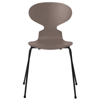 Chaise Fourmi (Ant), Frêne coloré, Deep clay, Noir