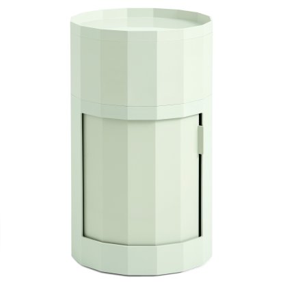 Caisson Facet Cabinet, H 66 x Ø 38 cm, Doux menthe