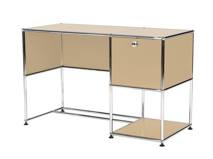 Bureau USM Haller Home Office, Beige USM, Sans passe-câbles