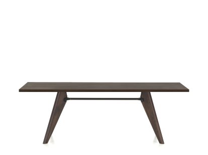 Table Solvay, 200 x 90 cm, Noyer américain massif huilé