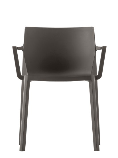 Chaise LP, basalte, Avec accotoirs