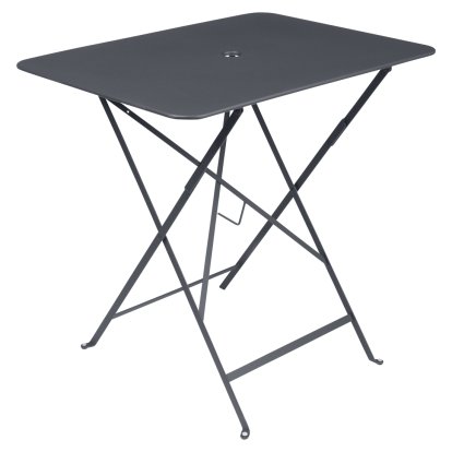 Table pliante Bistro , H 74 x L 77 x P 57 cm, Carbone