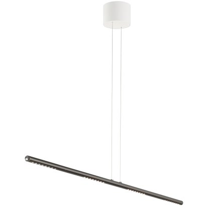 Suspension LUM, 135 cm, Chrome fumé