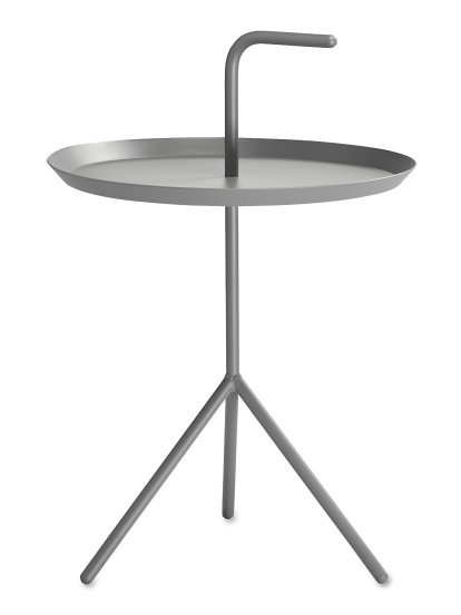 Table DLM - Don't Leave Me, Ø 48 x H 65 cm, Gris