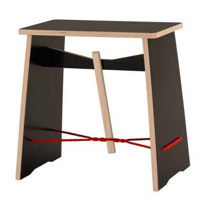 Tabouret Strammer Max, Noir