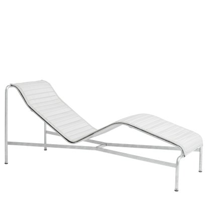Chaise Longue Palissade , Hot galvanized, Avec coussin, Sans coussin pour la nuque