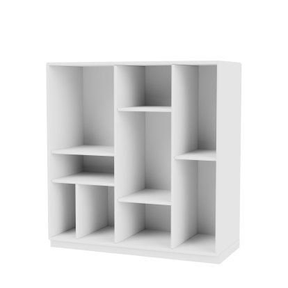 Étagère Compile, New White, Socle