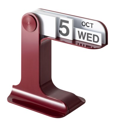 Calendrier de bureau Timor, Rouge rubis