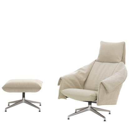 Fauteuil lounge Bascule à dossier haut avec piètement à quatre branches