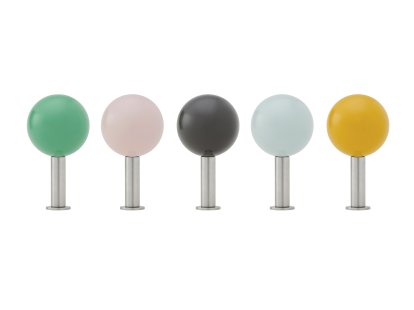 Patères Dots - Lot de 5, Mélange de couleurs 