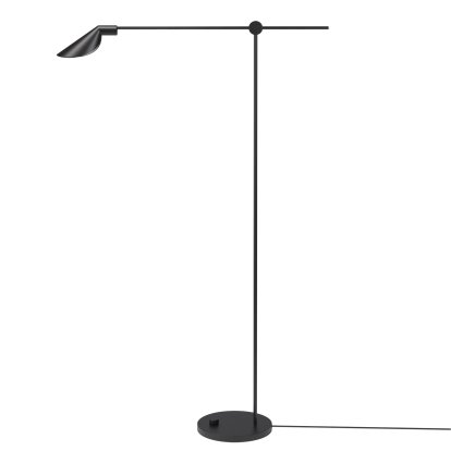 Lampadaire MS Series, Noir, revêtu de poudre