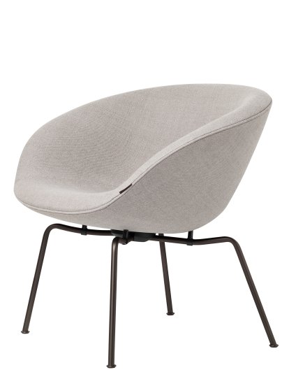 Fauteuil Pot, Brun foncé peint par poudrage, Capture, Capture 4101 - Gris clair