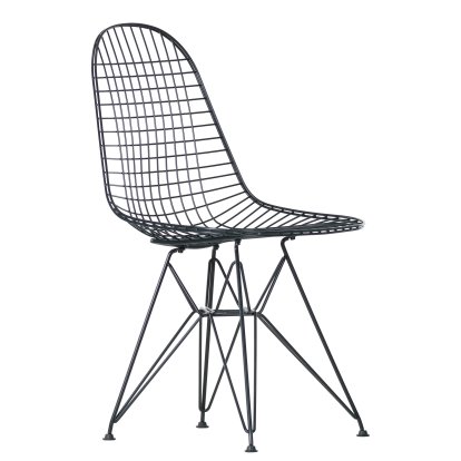 Chaise Wire Chair DKR, Revêtement thermolaqué noir basic
