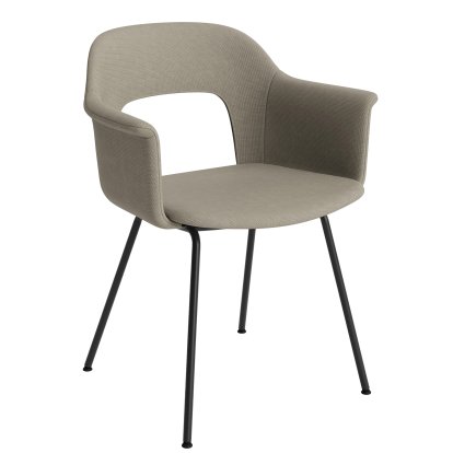 Chaise Layout 214 avec rembourrage intégral et accotoirs